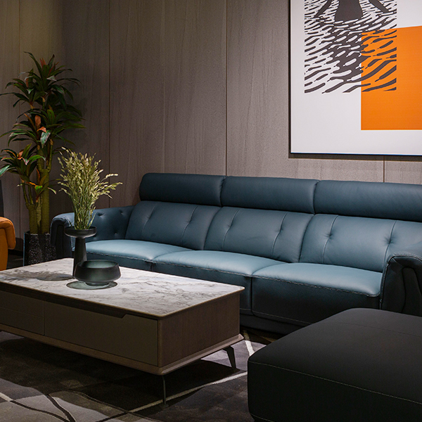 SF2197 雅寶真皮沙發 1+3+踏